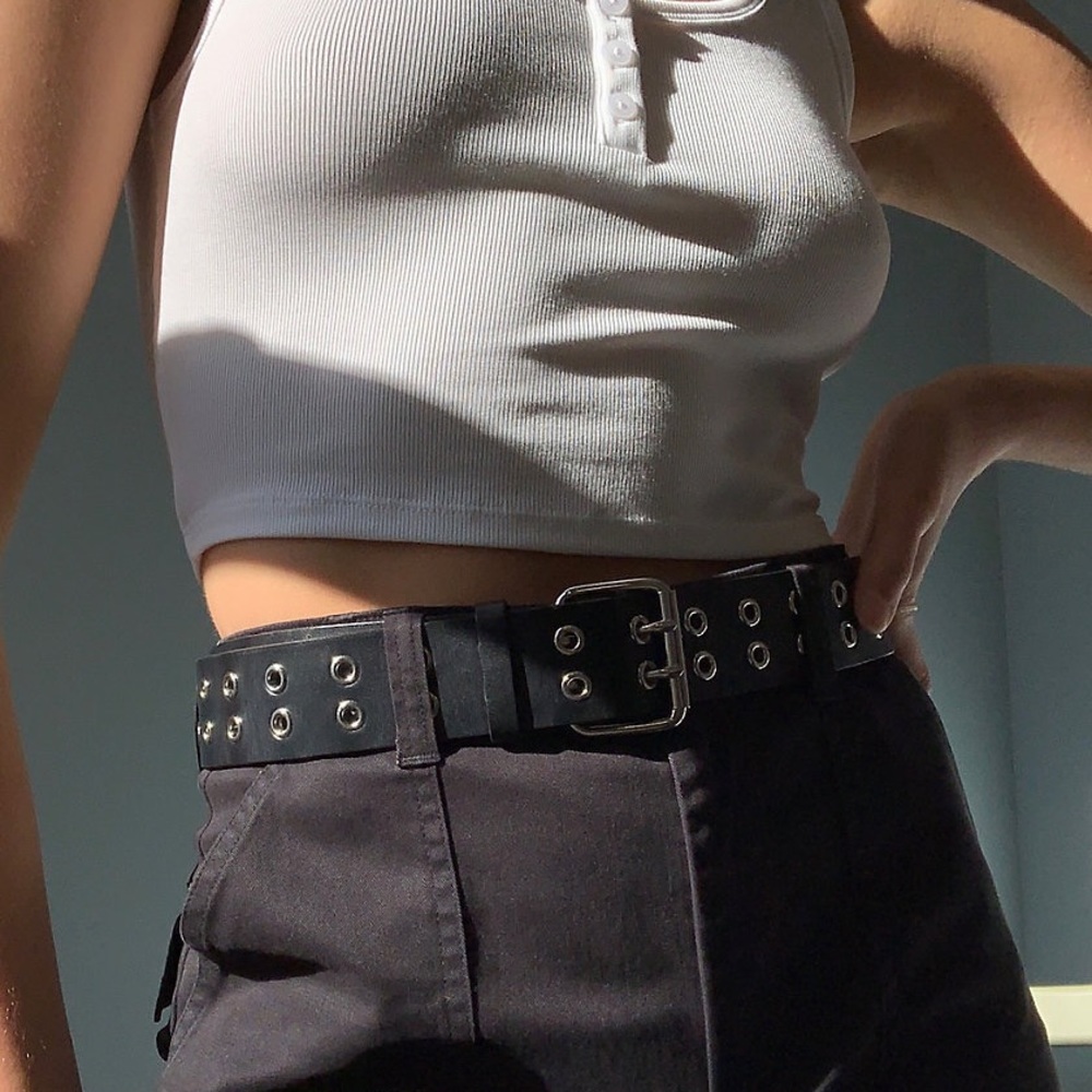 Main Character Belatrix Leather Grommet Belt